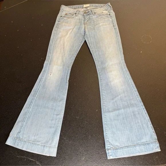 Hudson Farris Flare Light Blue Jeans Size 26 - Picture 4 of 16